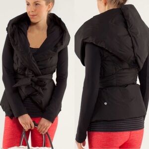 Lululemon Down To The Studio Jacket SUPER RARE 2012 size 8